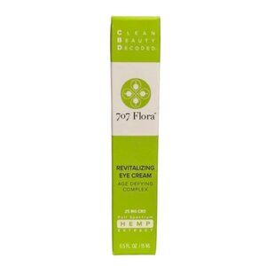 Set of 2 707 Flora Revitalizing Eye Cream Age Defying Complex Clean 0.5oz 15ml